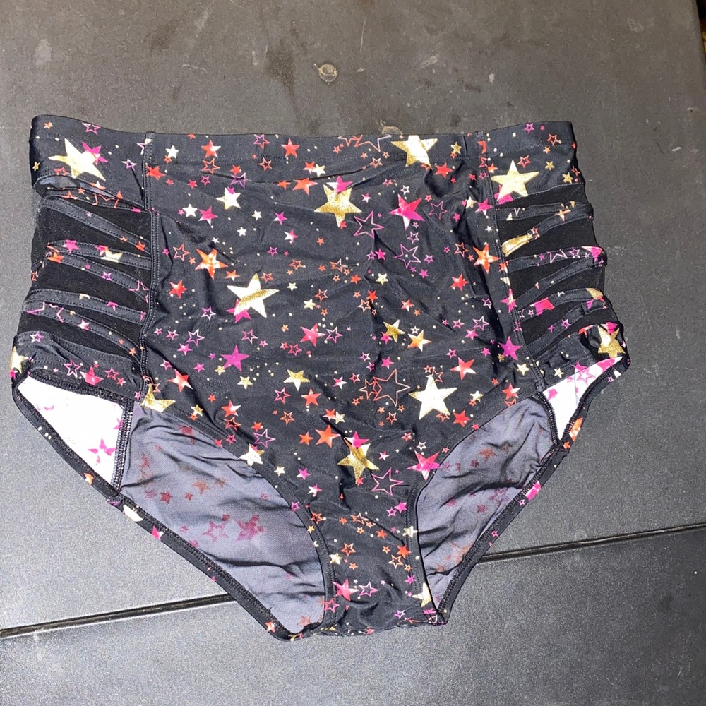 Torrid Star Print Bikini Bottom Size 2